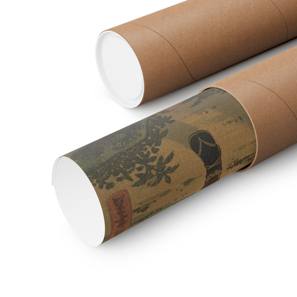 Scenic Nature — A Daimyo Talking To One Of His Retainers — Matte Poster