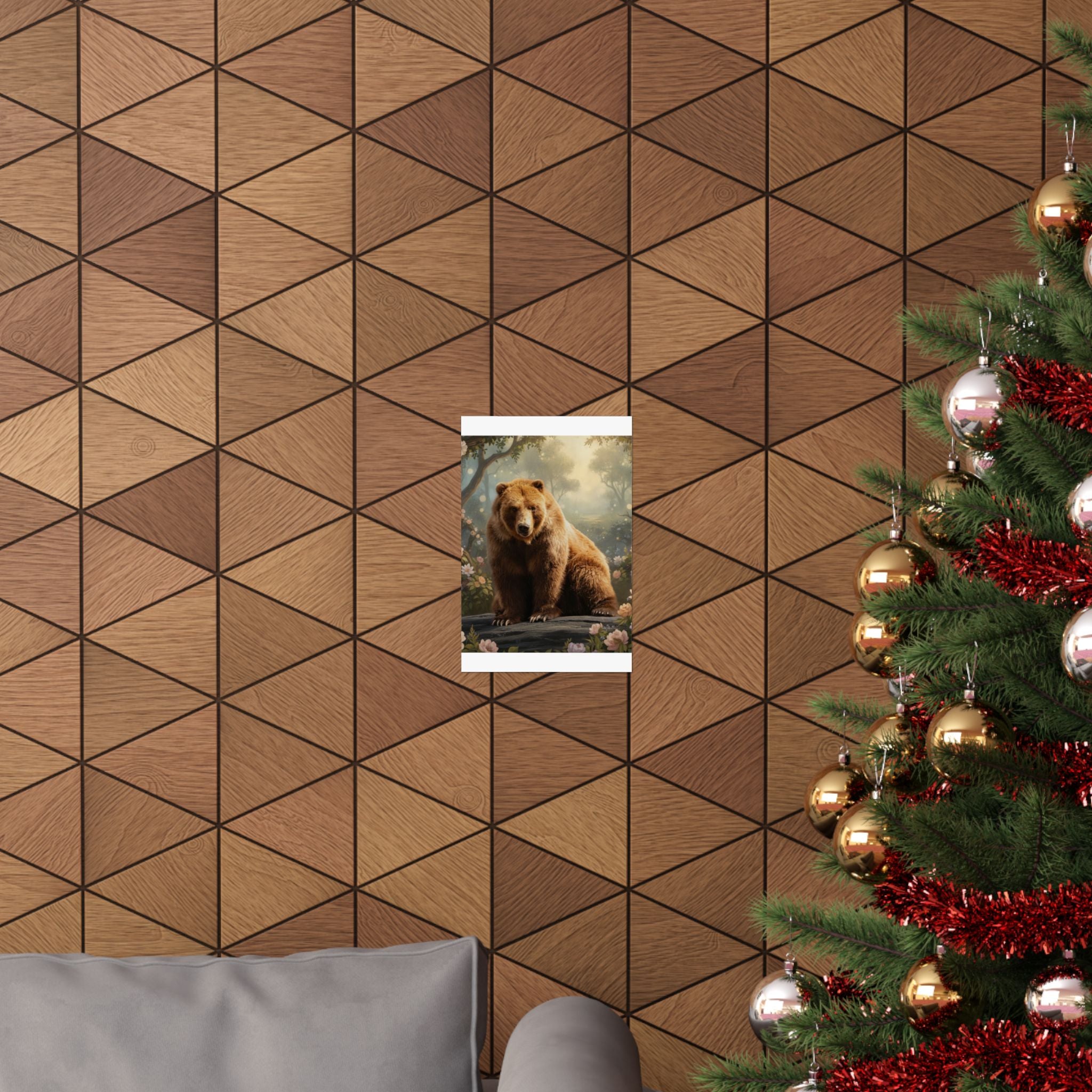 Scenic Nature — Bear — Matte Poster