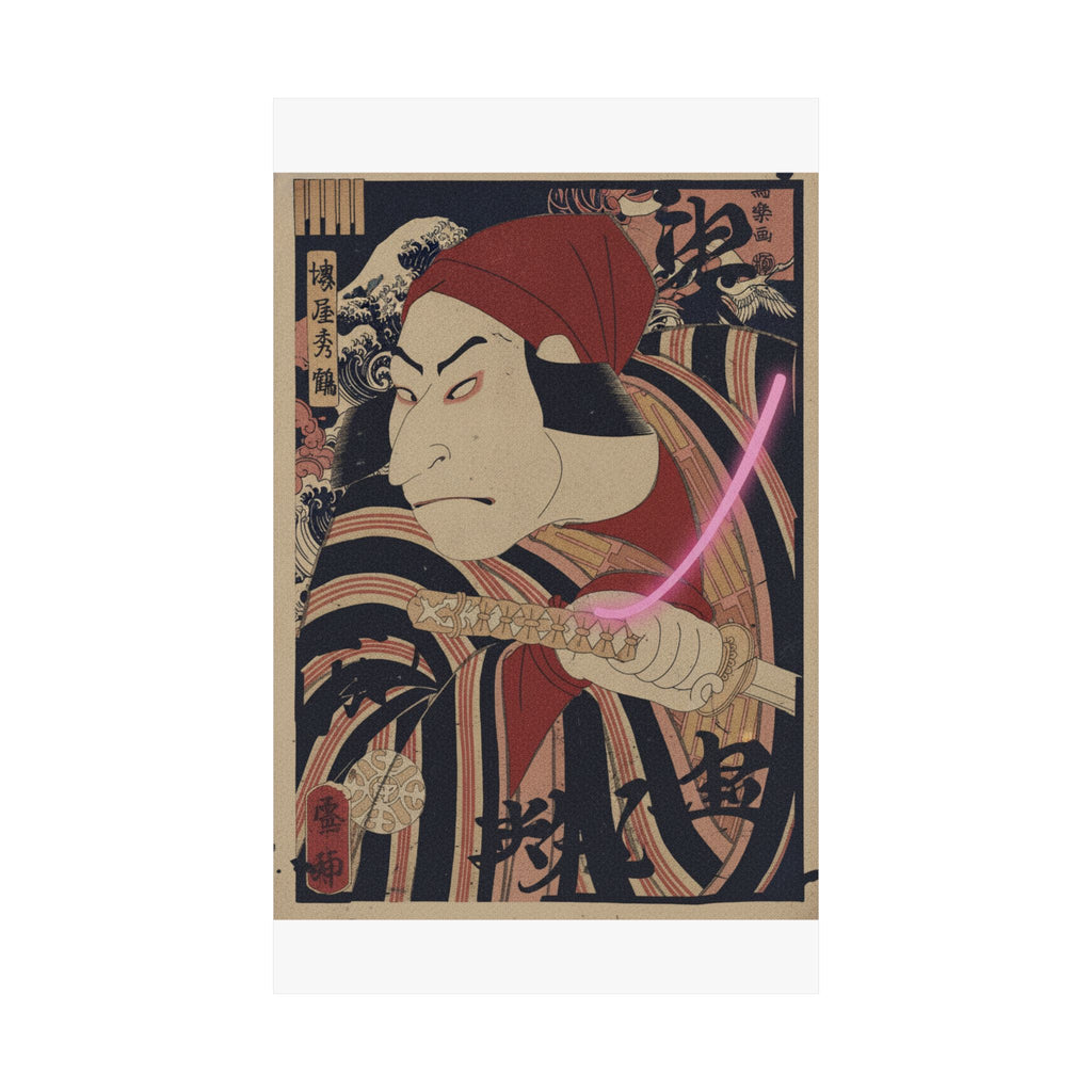 Japanese Street — Nakamura Nakazo Ii As Prince Koretaka Disguised In The Play Ōshukubai Koi No Hat — Matte Poster