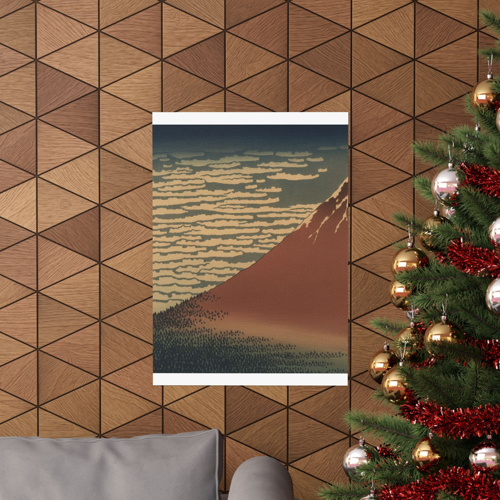 Scenic Nature — South Wind, Clear Sky (Gaifū Kaisei), Also Known As Red Fuji, From The Series Th — Matte Poster