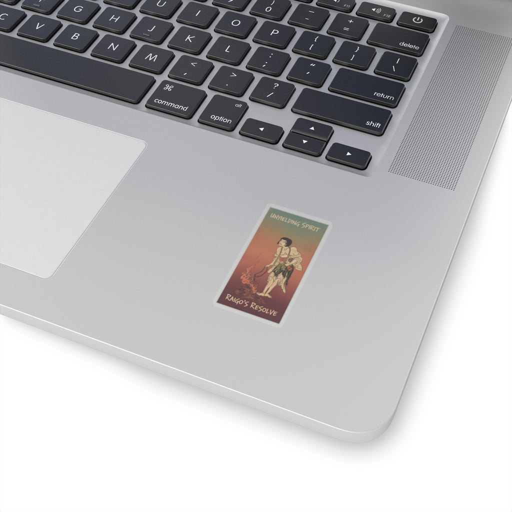 Affirmation — The First Nakamura Nakazo In The Role Of Raigo Ajari, A Buddhist Monk — Kiss-Cut Sticker