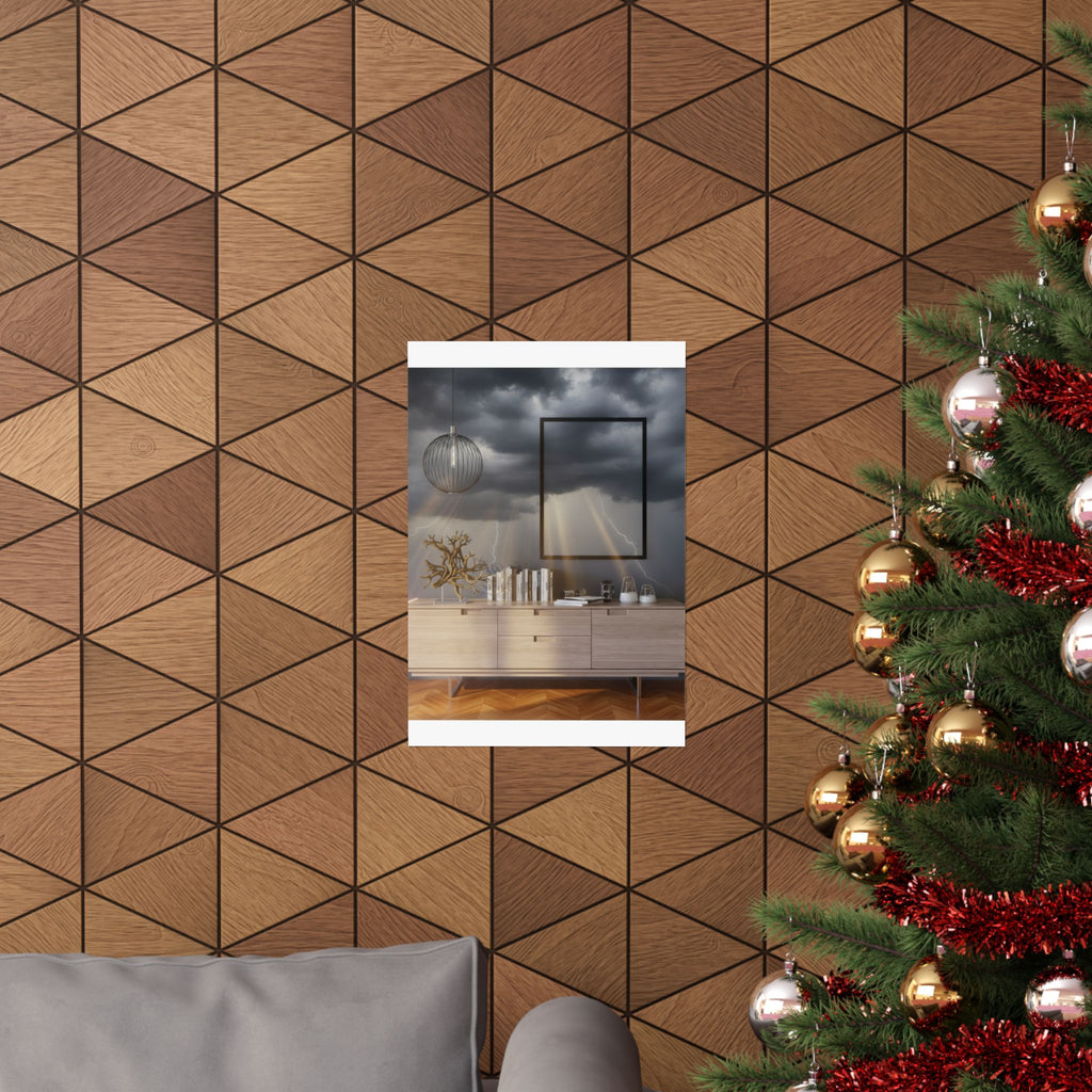 Dramatic Storm — Interior — Matte Poster