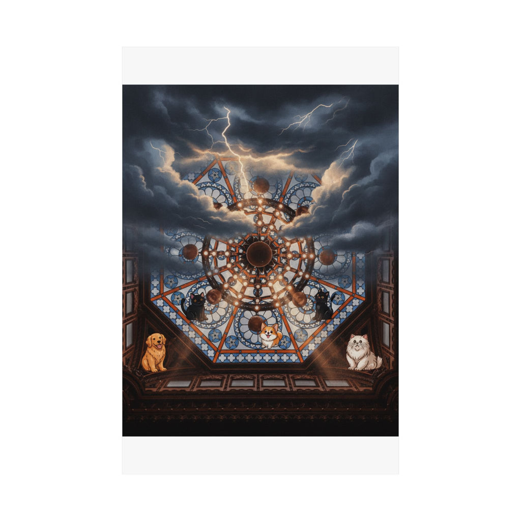 Dramatic Storm — Ceiling — Matte Poster