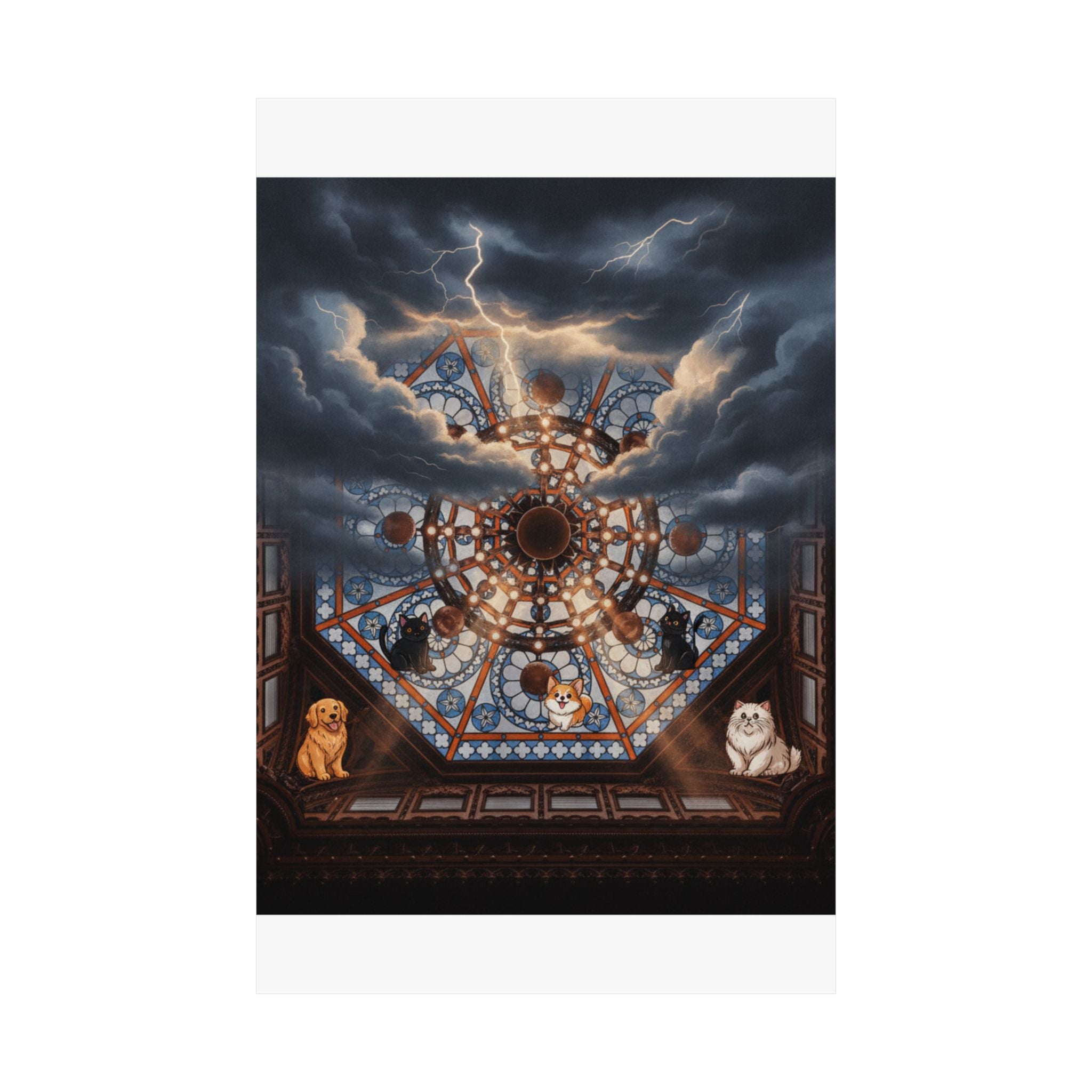 Dramatic Storm — Ceiling — Matte Poster