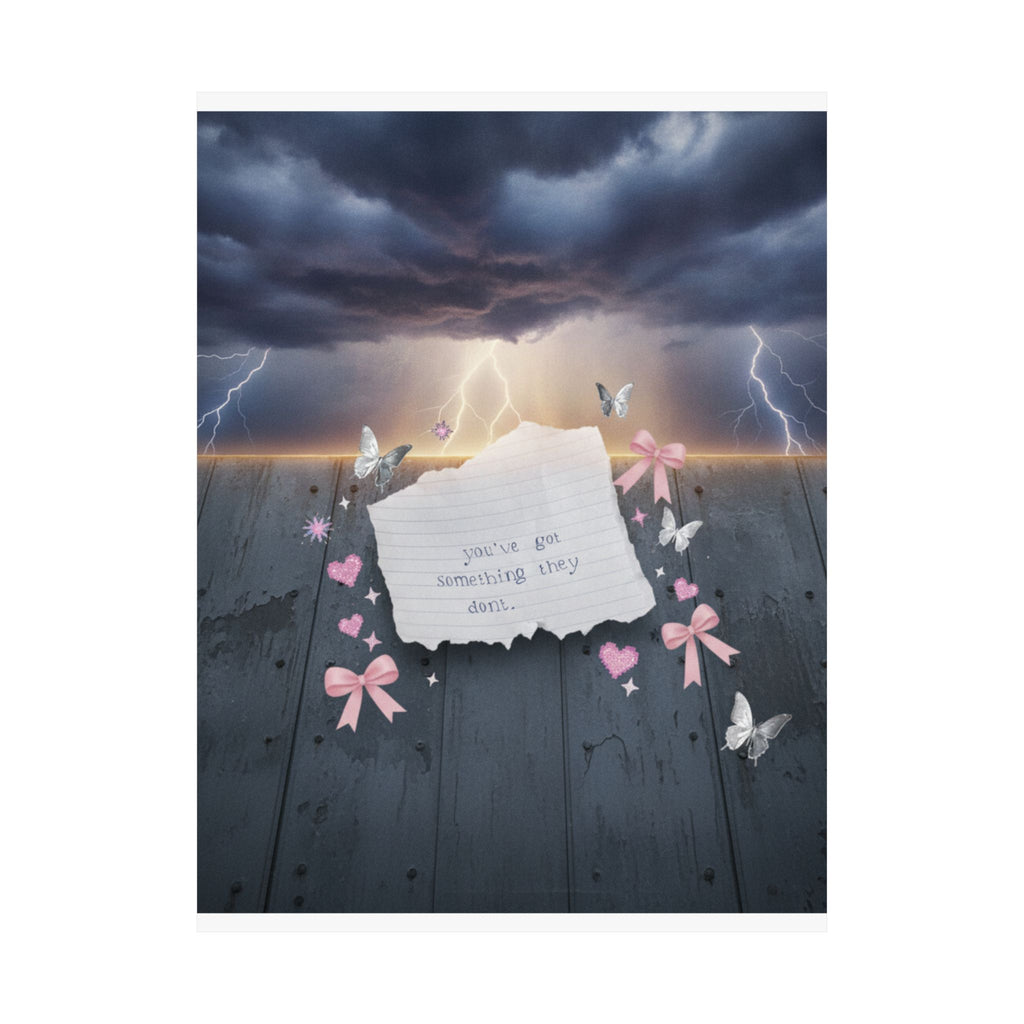 Dramatic Storm — Note — Matte Poster