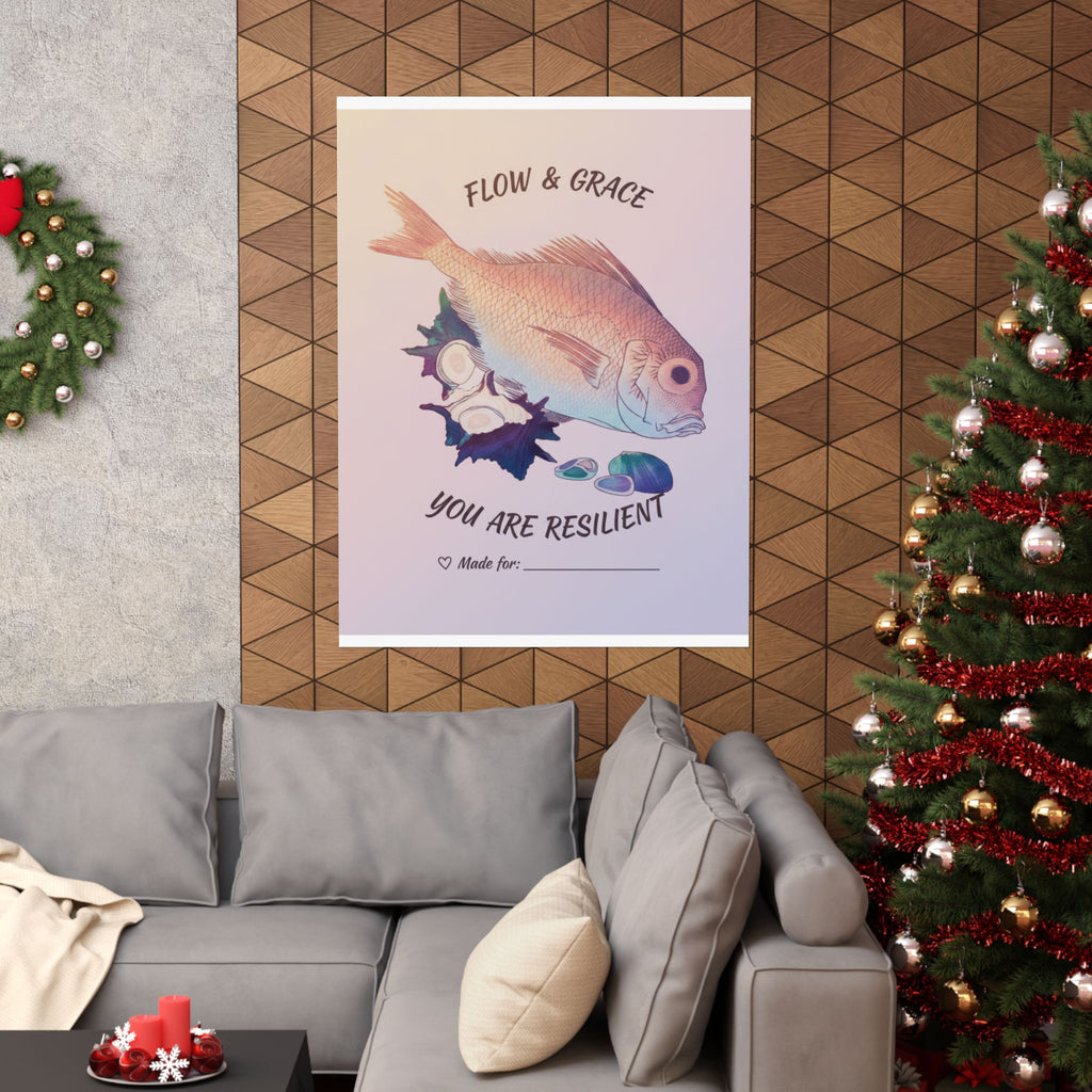 Affirmation — Tai Fish And Top-Shells — Matte Poster