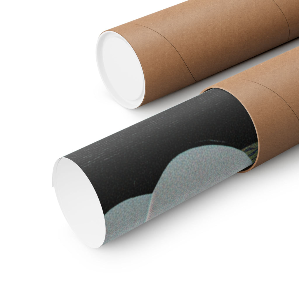 Glitch Culture — Rolls Of Cloth, Cotton And Yarn — Matte Poster
