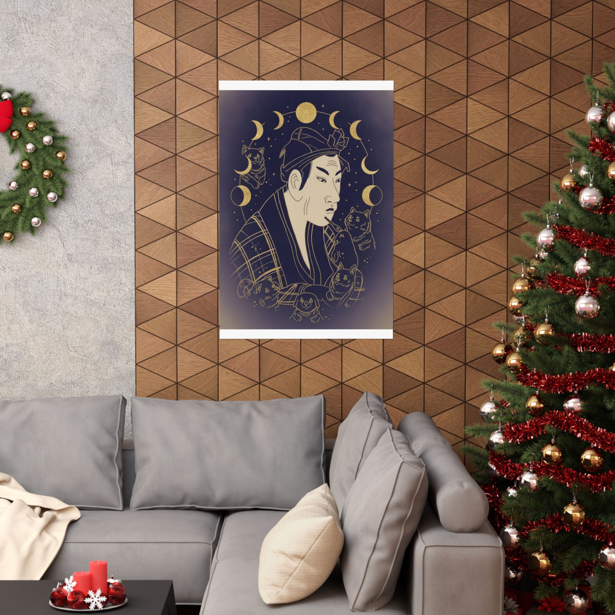 Celestial — The Actor Matsumoto Koshiro As Banzuin Chobei — Matte Poster