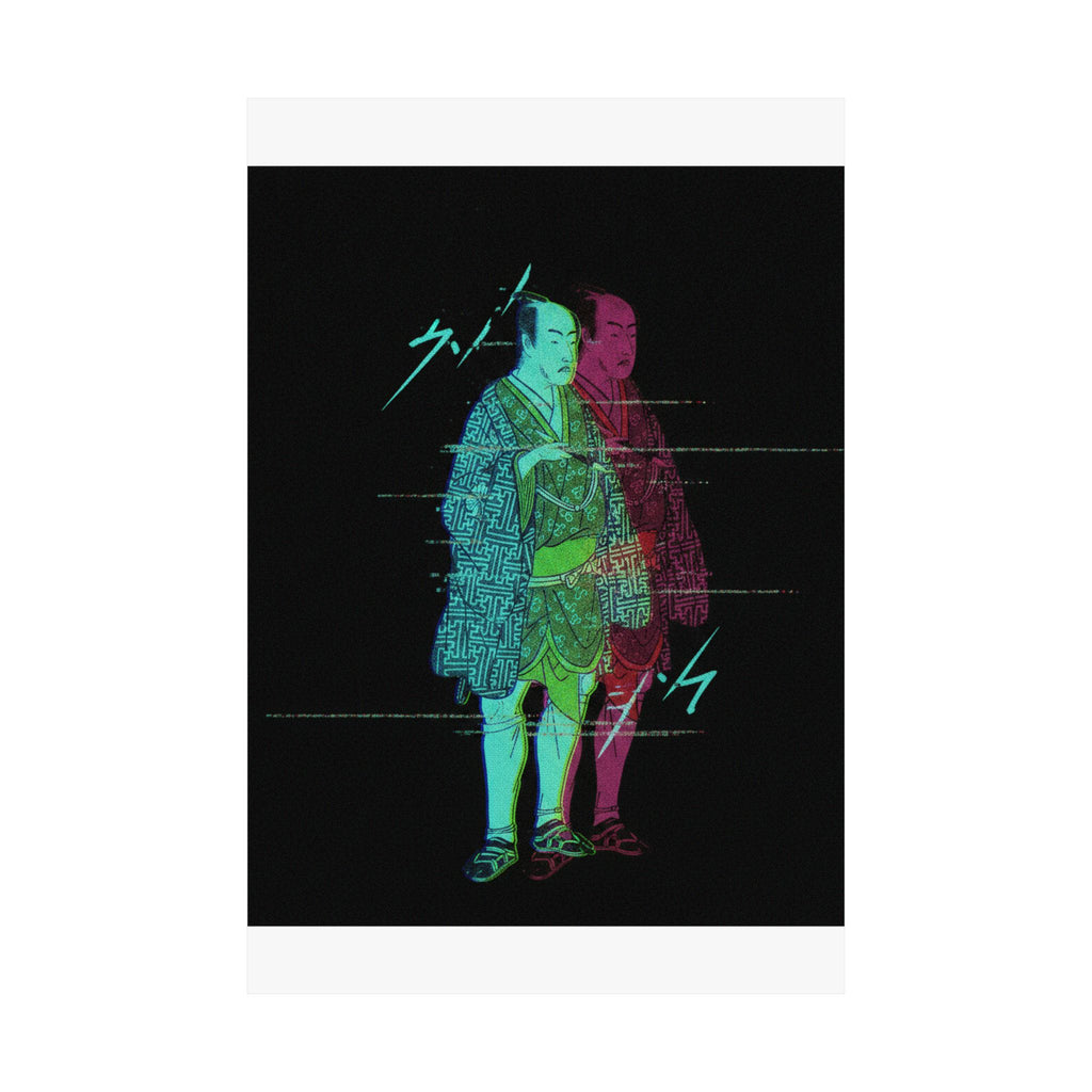 Glitch Culture — The Fourth Matsumoto Koshiro As A Man Dressed In A Short Kimono — Matte Poster