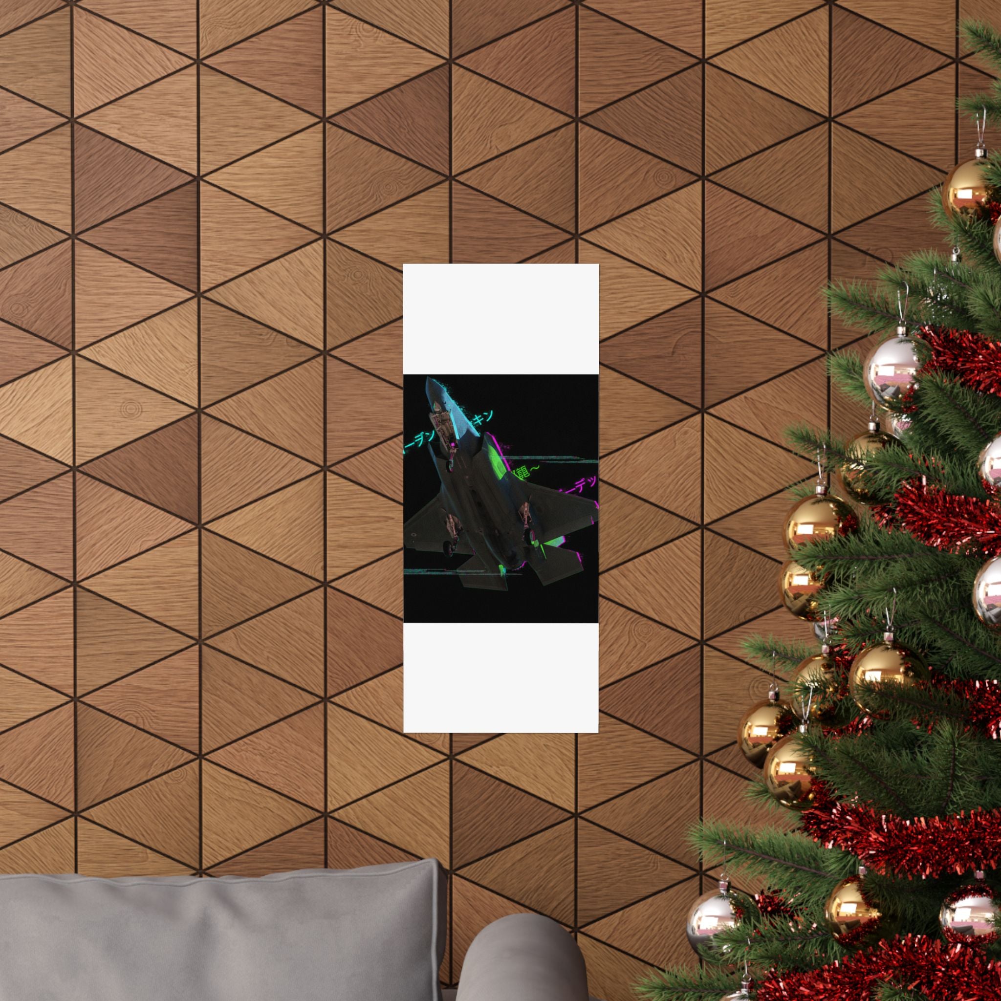 Glitch Culture — Plane — Matte Poster