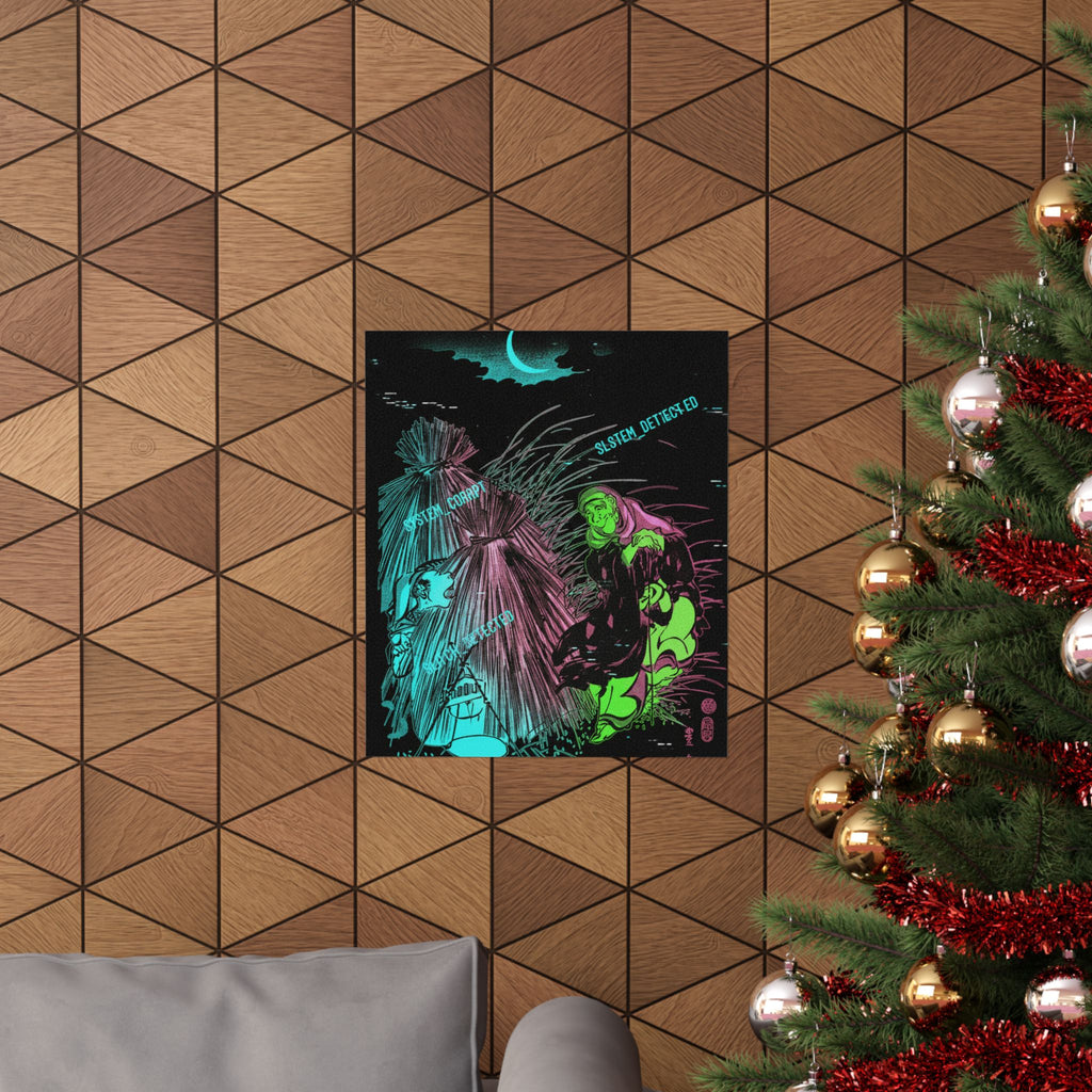 Glitch Culture — Trapping The Fox — Matte Poster