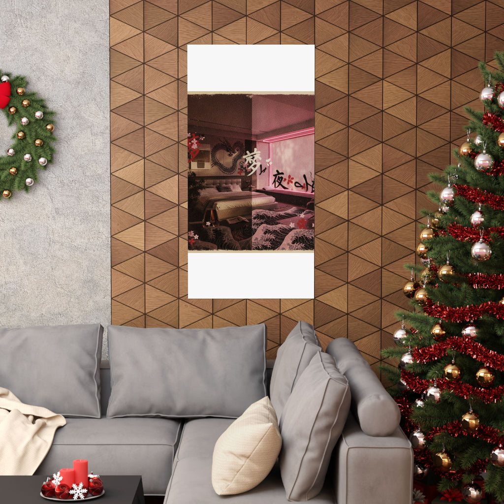 Japanese Street — Bedroom — Matte Poster