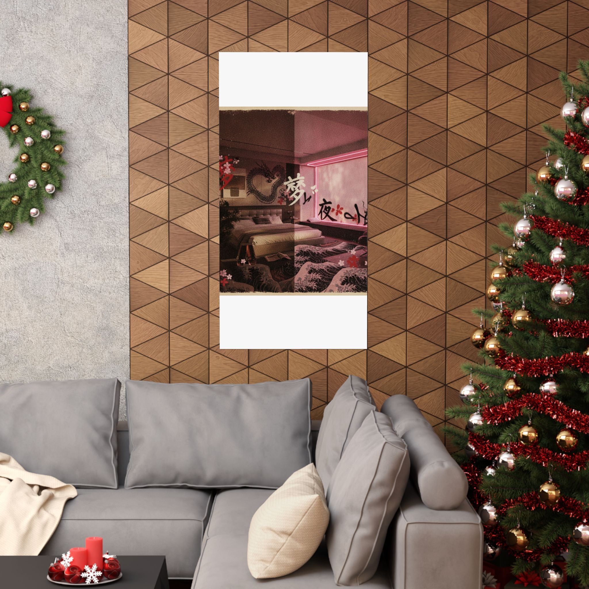 Japanese Street — Bedroom — Matte Poster