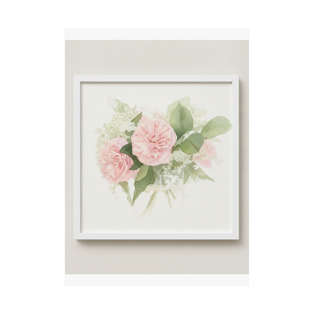 Watercolor — Flower — Matte Poster