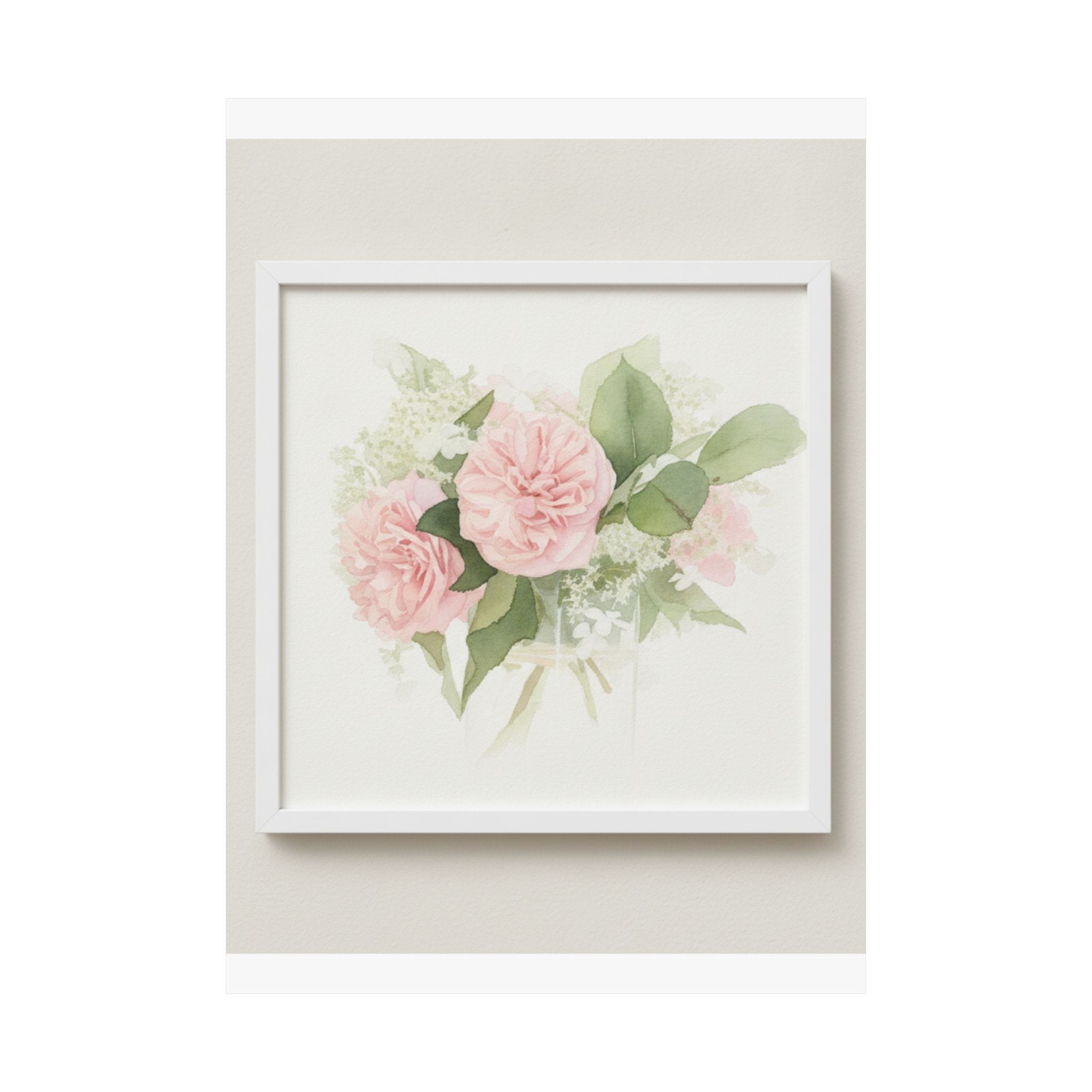 Watercolor — Flower — Matte Poster