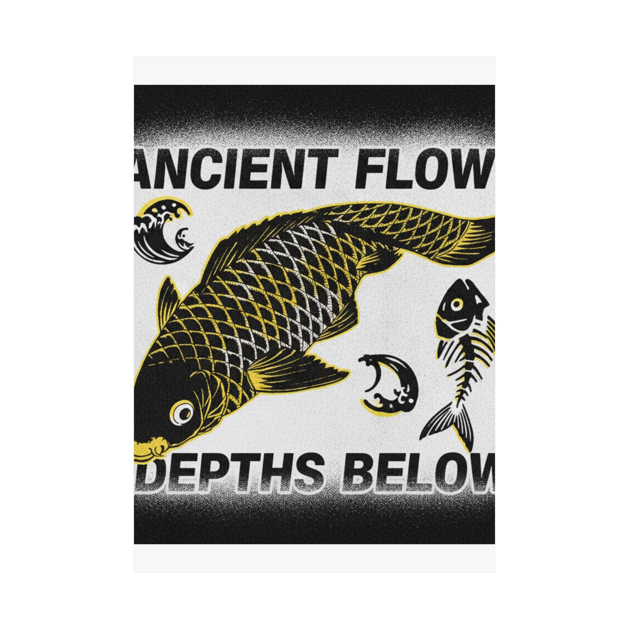 Streetwear Collage — Koi — Matte Poster