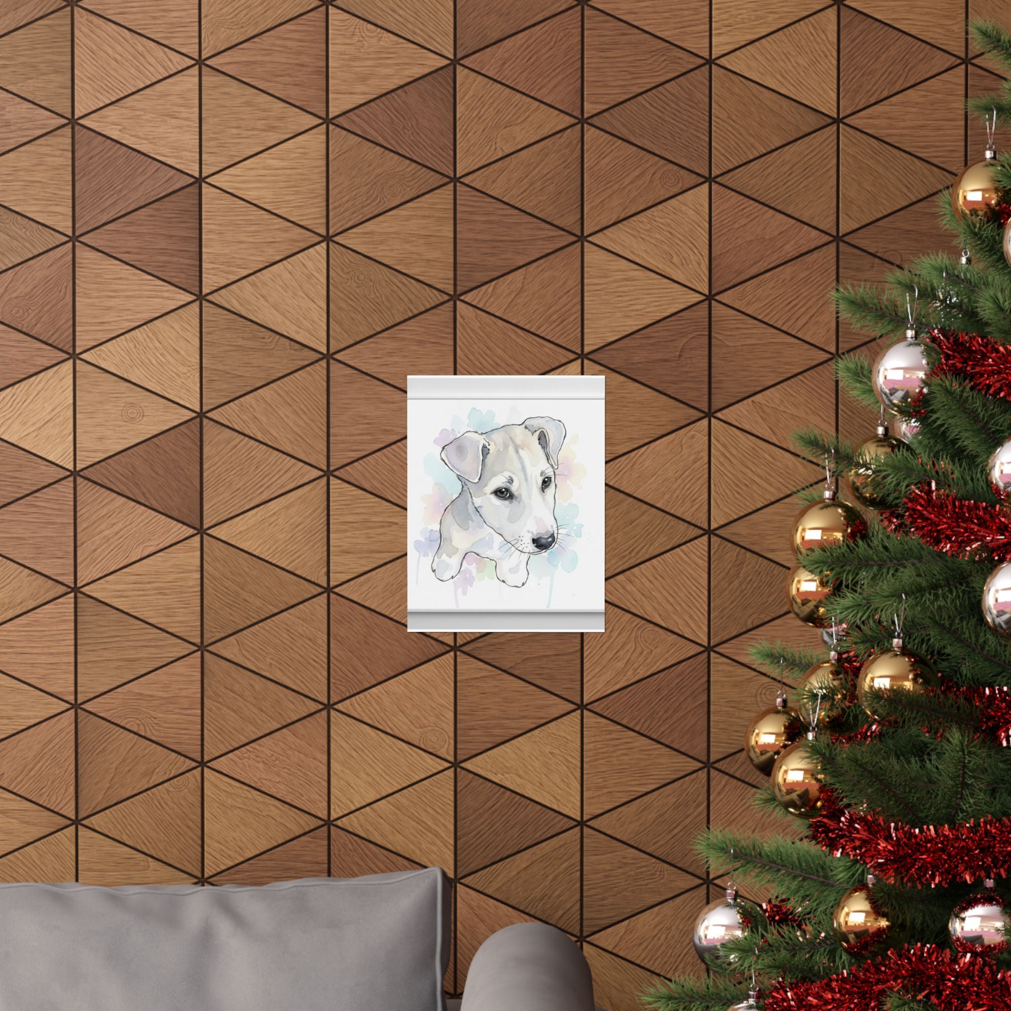 Watercolor — Dog — Matte Poster