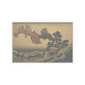 Scenic Nature — View From The Other Side Of Fuji From The Minobu River (Minobugawa Ura Fuji), Fr — Kiss-Cut Sticker