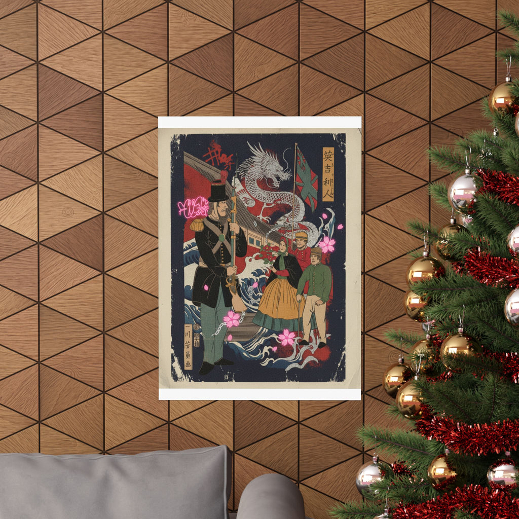 Japanese Street — Englishmen — Matte Poster