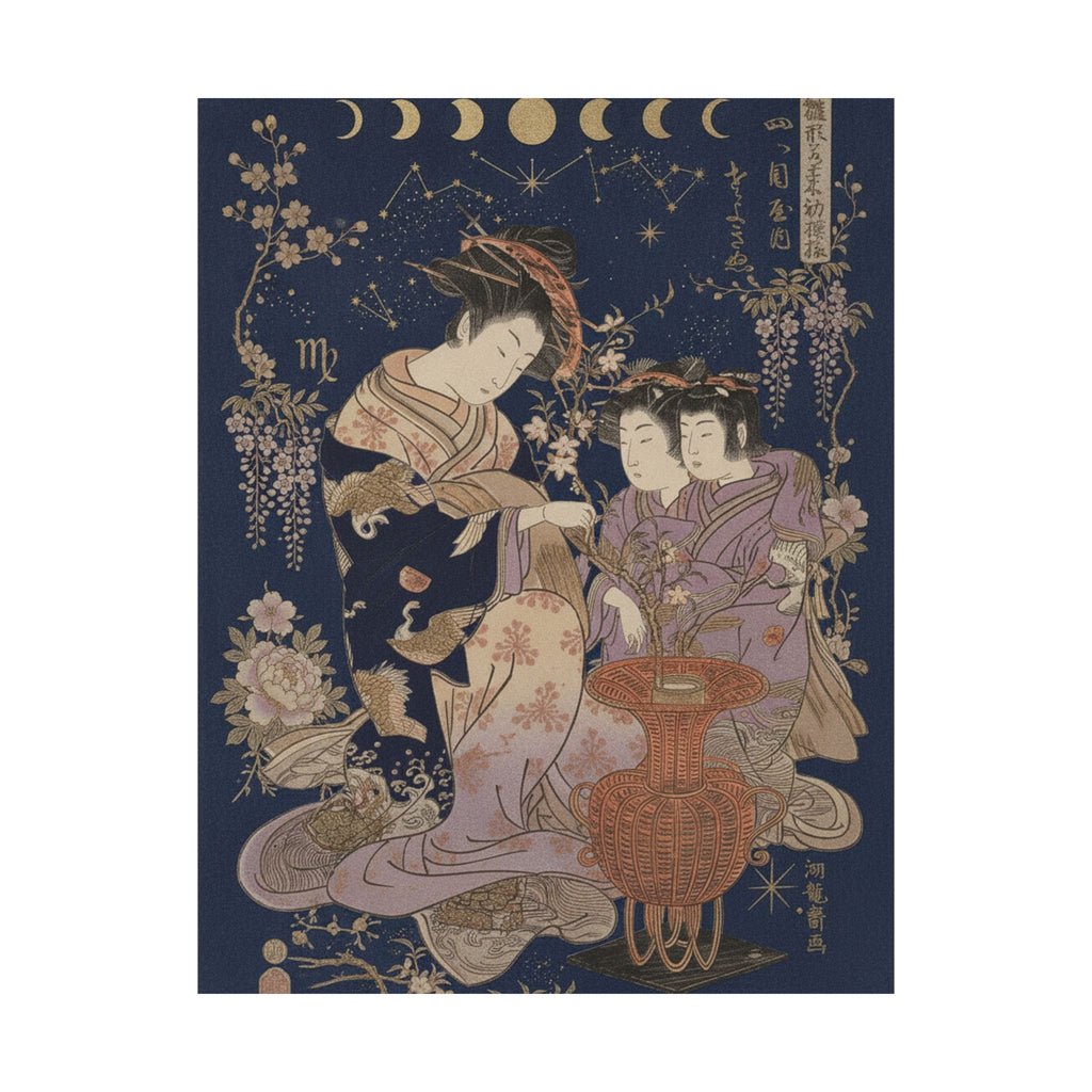 Celestial — The Courtesan Sayoginu Of The Yotsumeya Brothel, From The Series “A Pattern Book — Matte Poster
