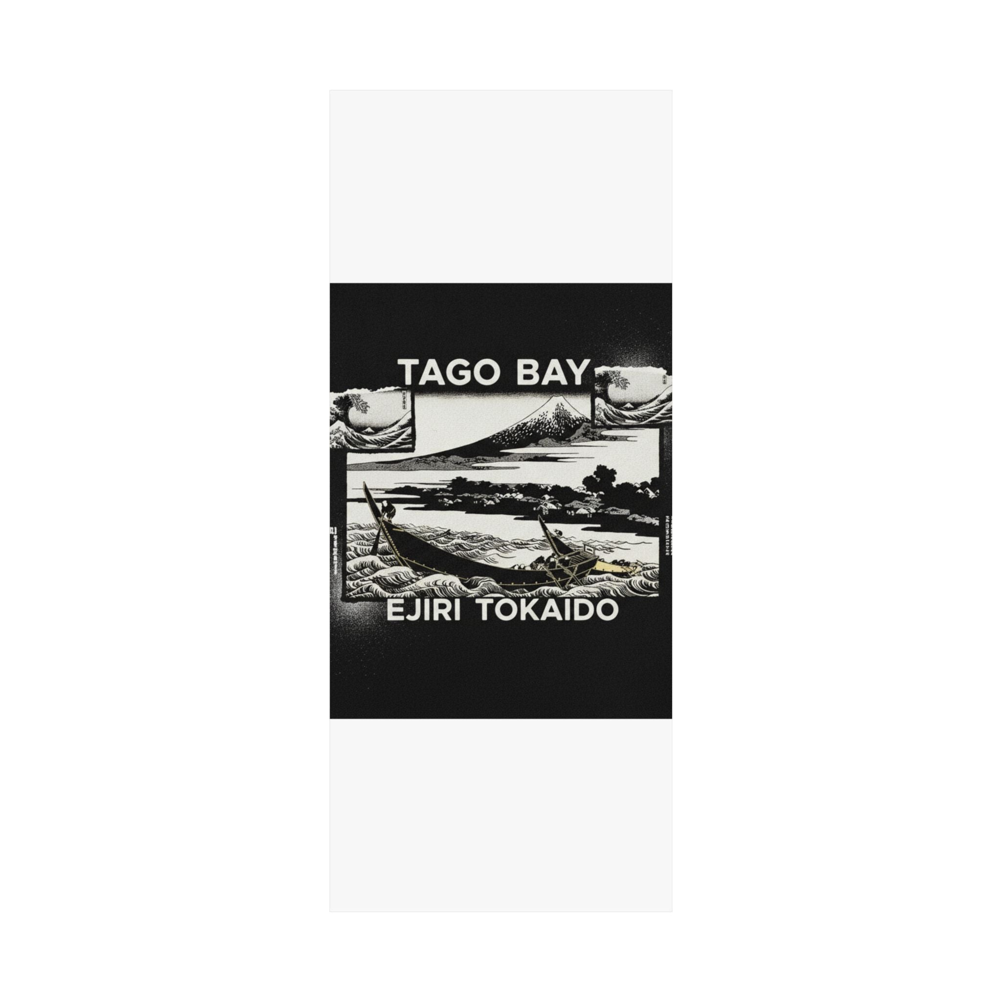 Streetwear Collage — Tago Bay Near Ejiri On The Tōkaidō (Tōkaidō Ejiri Tago No Ura Ryaku Zu), From Th — Matte Poster