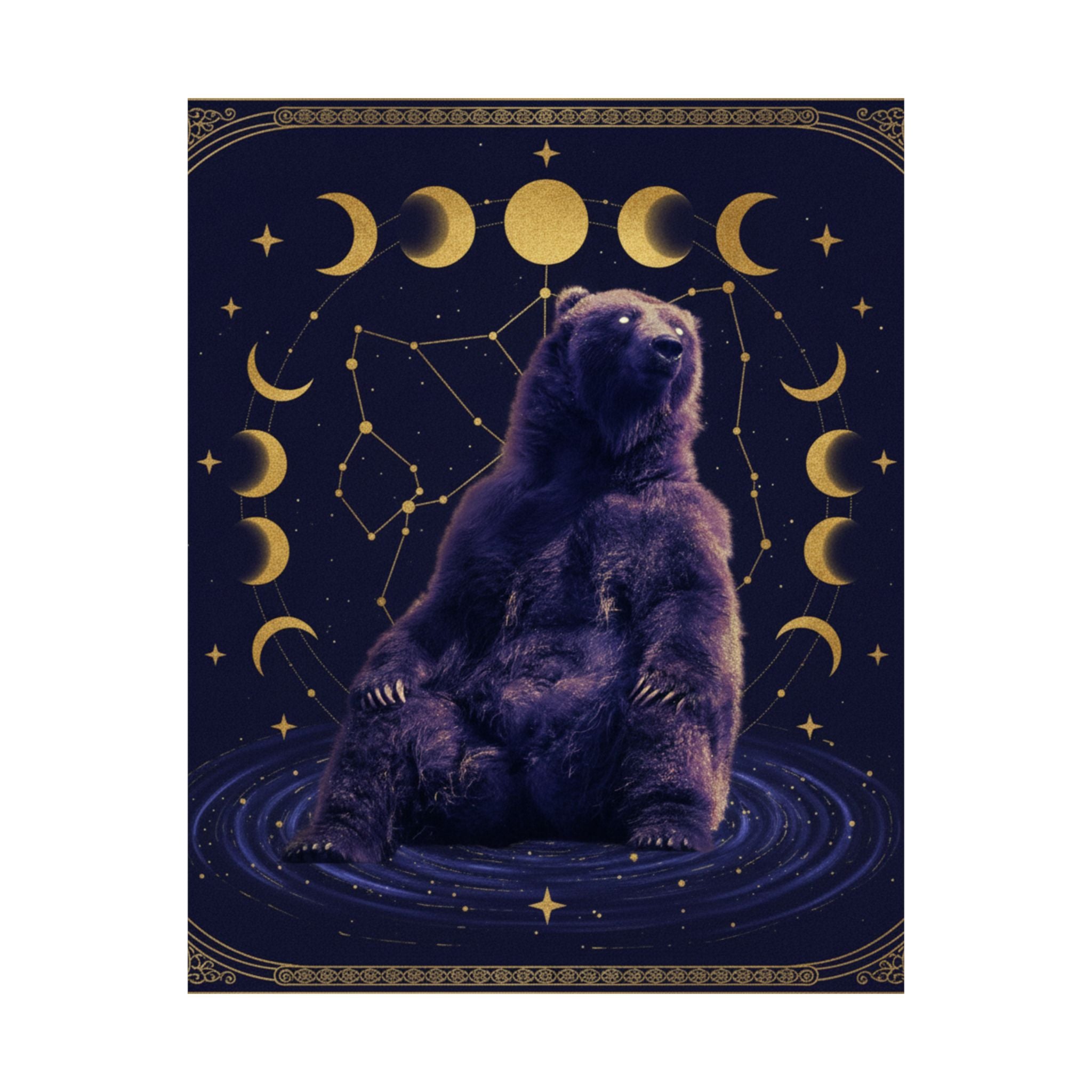 Celestial — Bear — Matte Poster