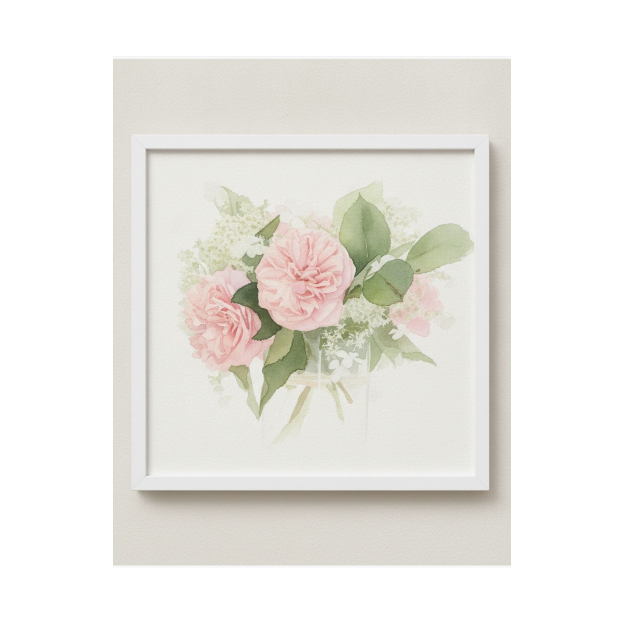 Watercolor — Flower — Matte Poster