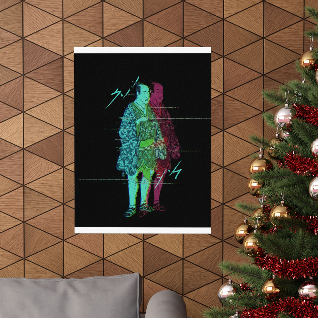 Glitch Culture — The Fourth Matsumoto Koshiro As A Man Dressed In A Short Kimono — Matte Poster