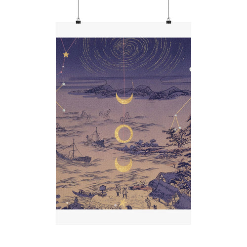 BORN FROM STARS art print by Zukkay