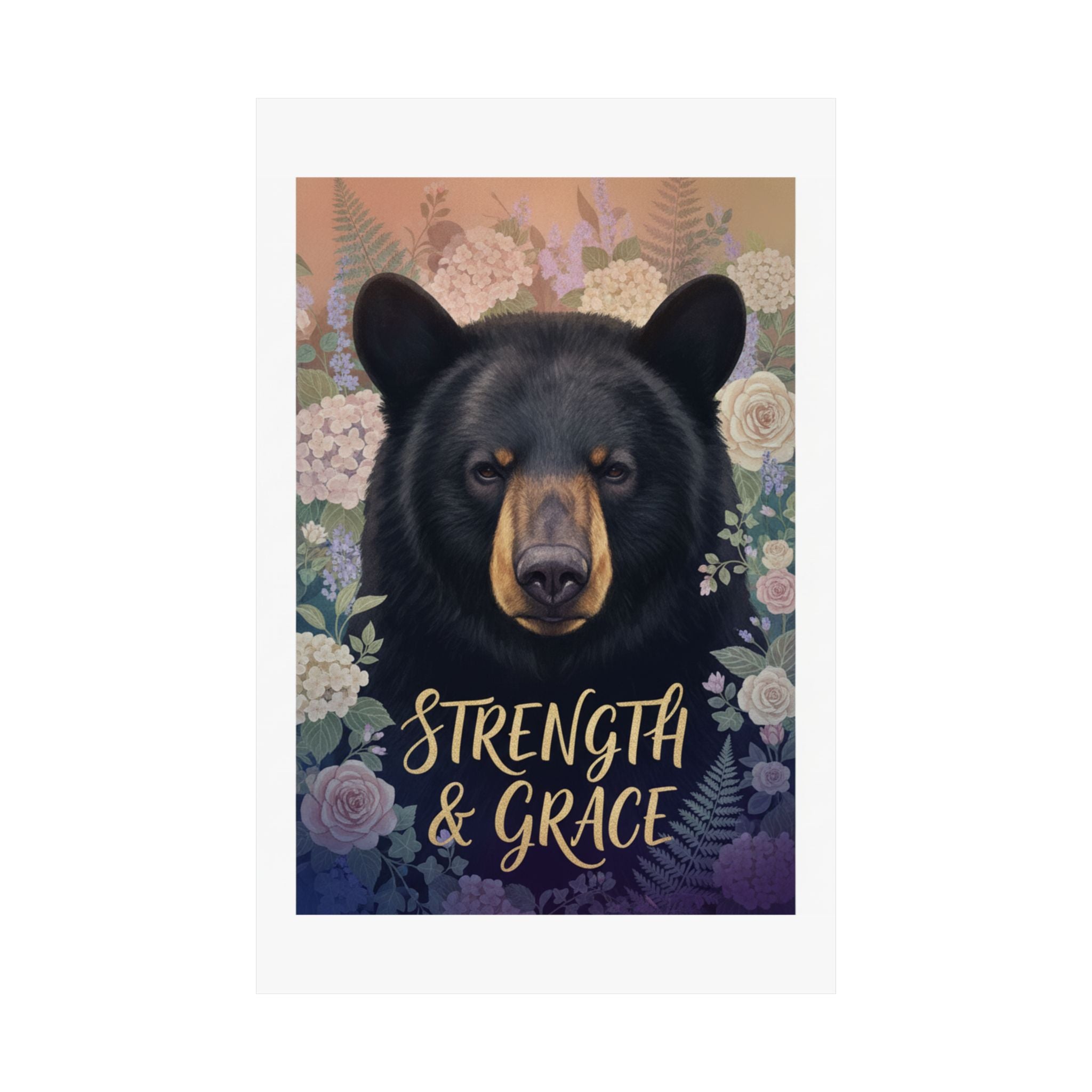 Affirmation — Bear — Matte Poster
