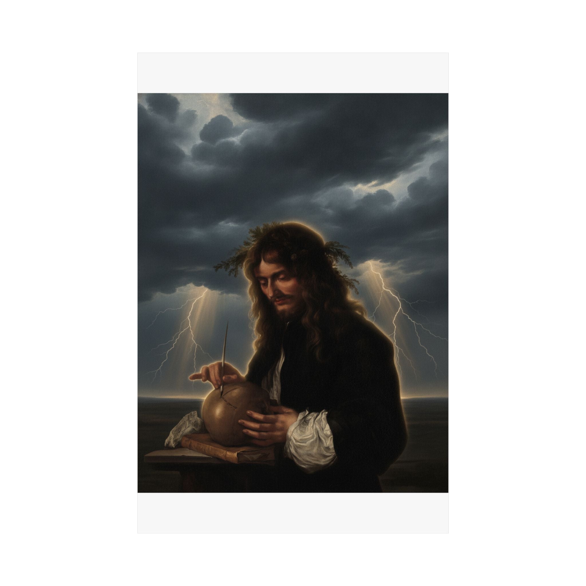 Dramatic Storm — Person — Matte Poster