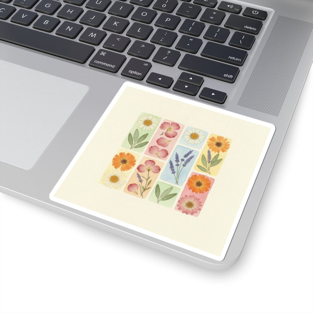 Botanical — Abstract — Kiss-Cut Sticker