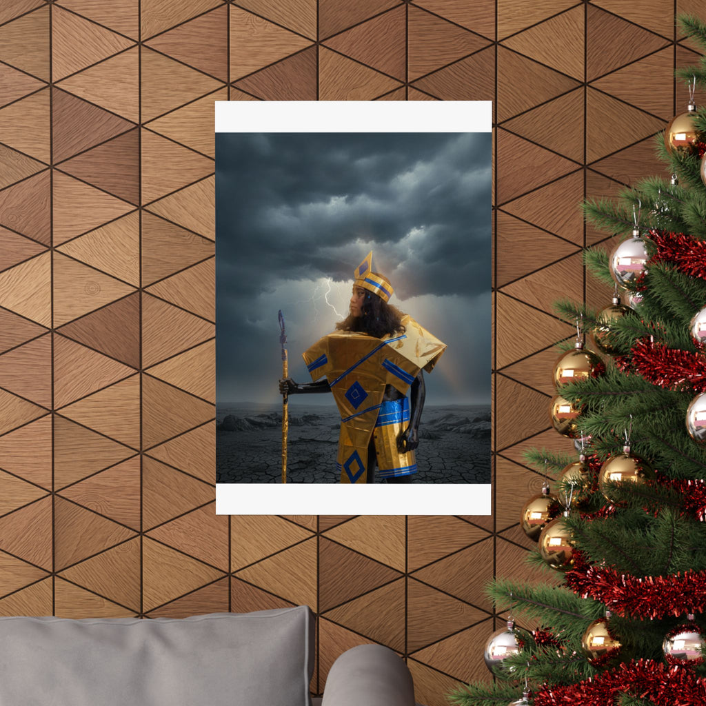 Dramatic Storm — Person — Matte Poster