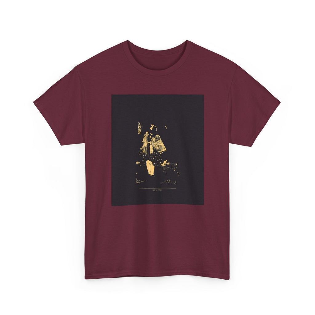 NO. 001 Gold Kabuki Samurai Ukiyo-e Graphic Tee