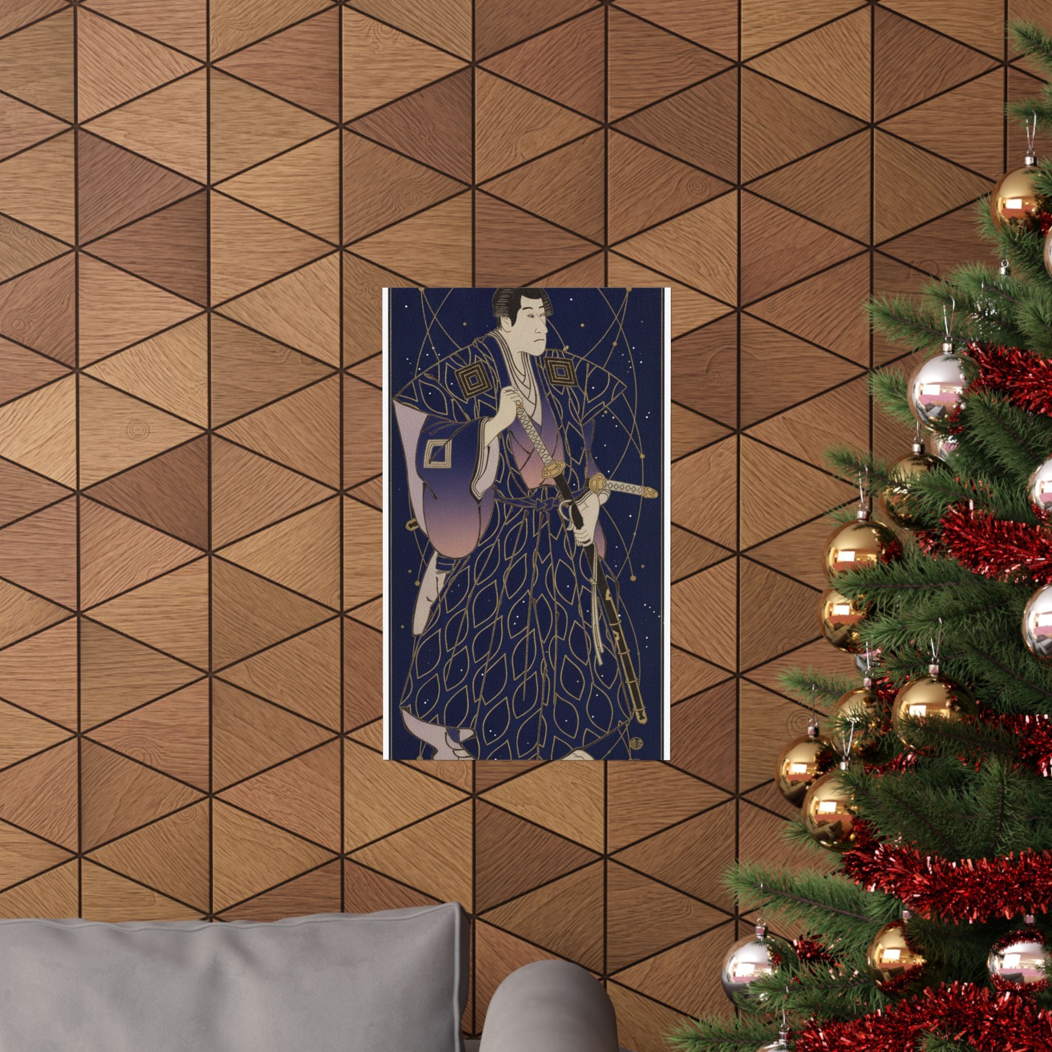 Celestial — Ichikawa Danjuro Vi As Funa Bansaku,Son Of Fuwa Banzayemon — Matte Poster