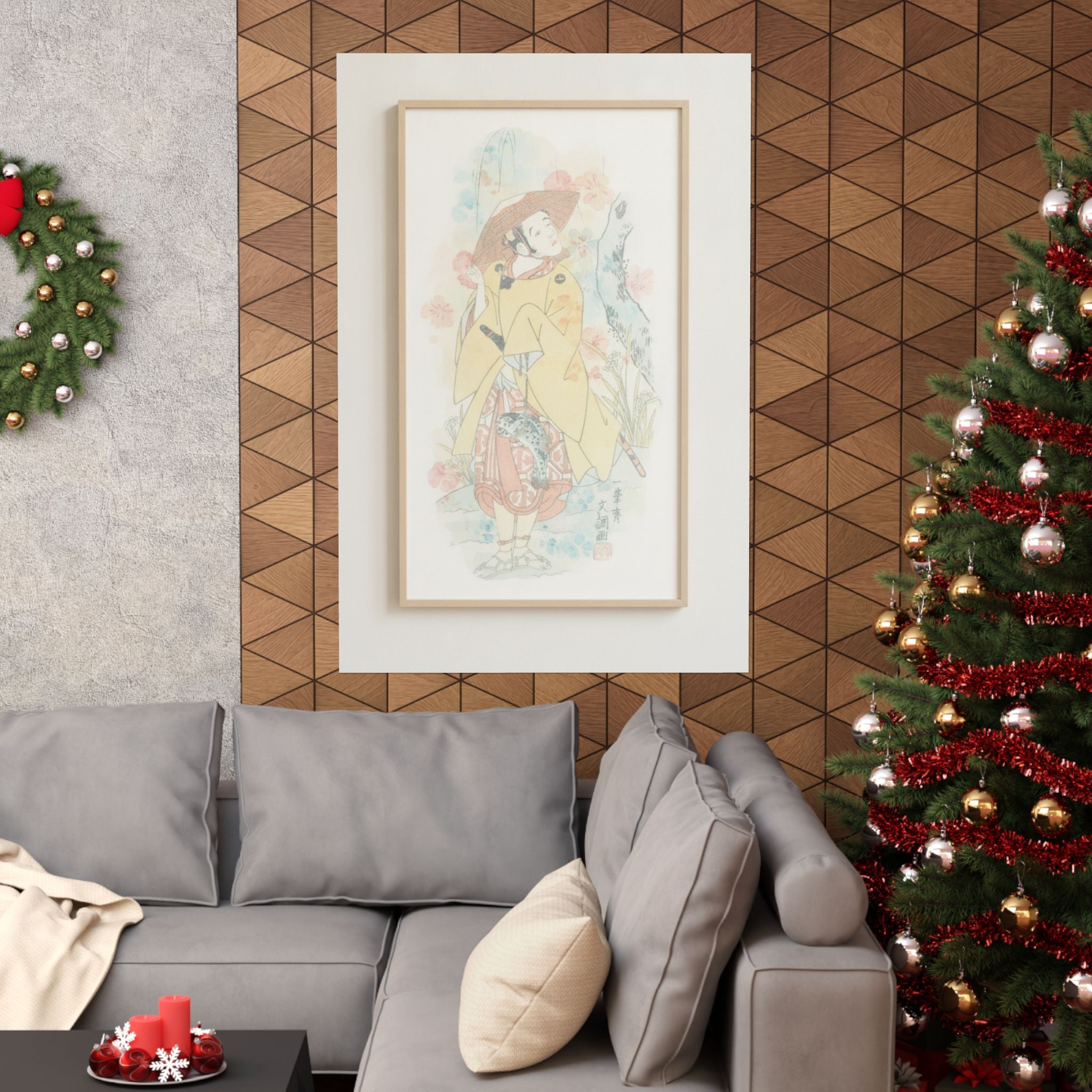 Watercolor — Arashi Otohachi I — Matte Poster