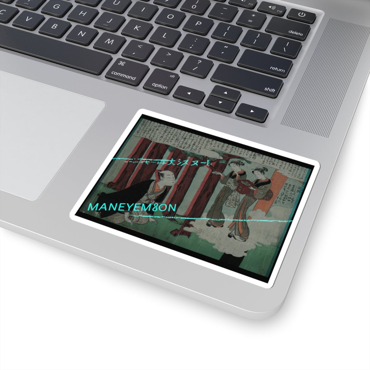 Glitch Culture — First Leaf Of The Shunga; The Delightful Love Adventures Of Maneyemon — Kiss-Cut Sticker