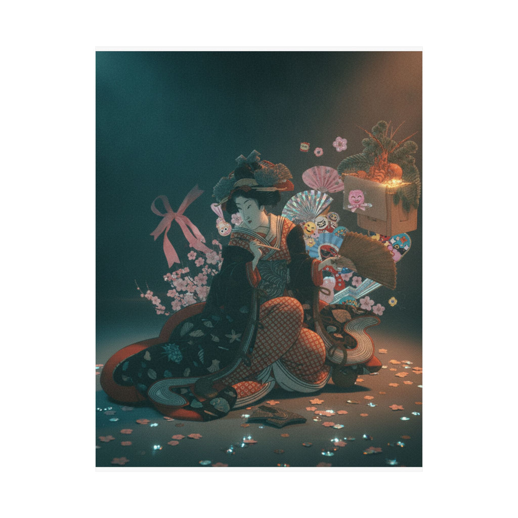 Cinematic — Courtesan And New Year Decoration — Matte Poster