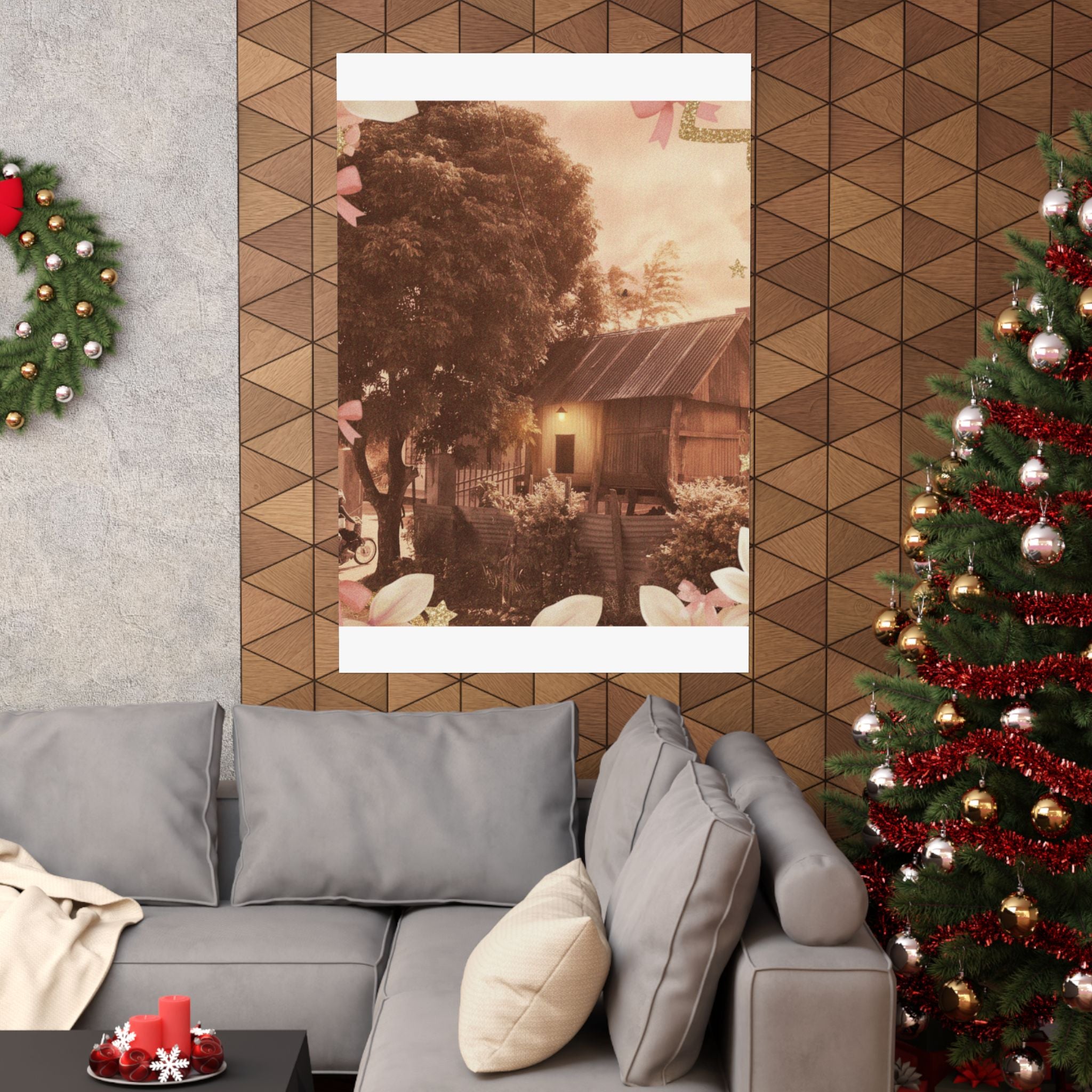 Southern Sunset — House — Matte Poster