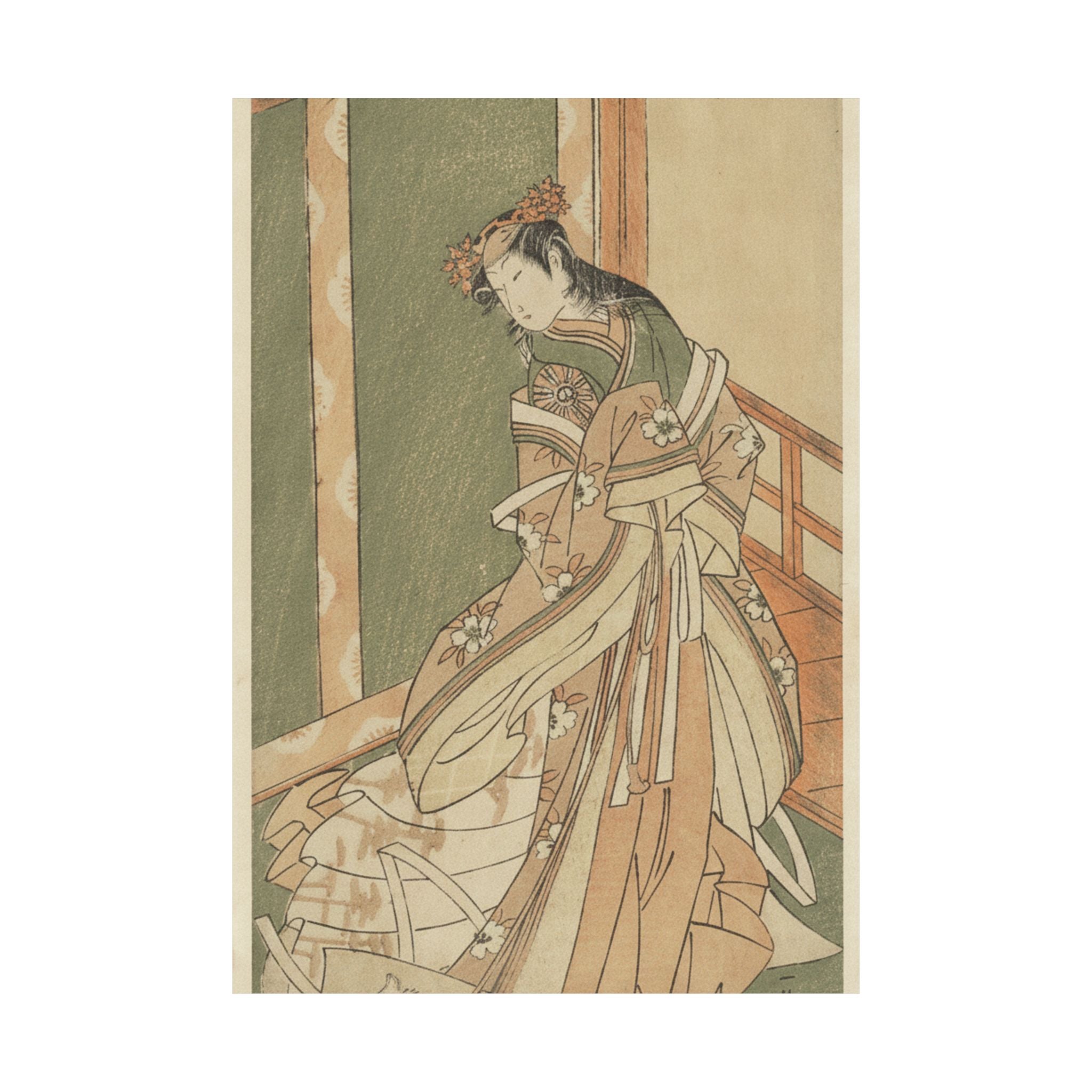 Botanical — The Third Princess (Onna San No Miya) — Matte Poster