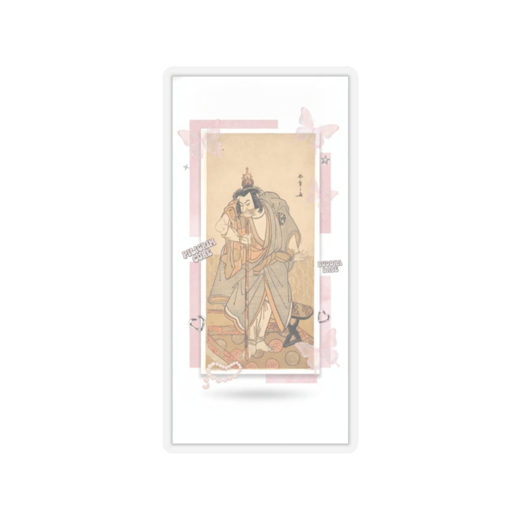 Ecommerce Main — The Actor Nakamura Nakazo As A Rokuju-Rokubu (Pilgrim To Buddhist Temple) — Kiss-Cut Sticker