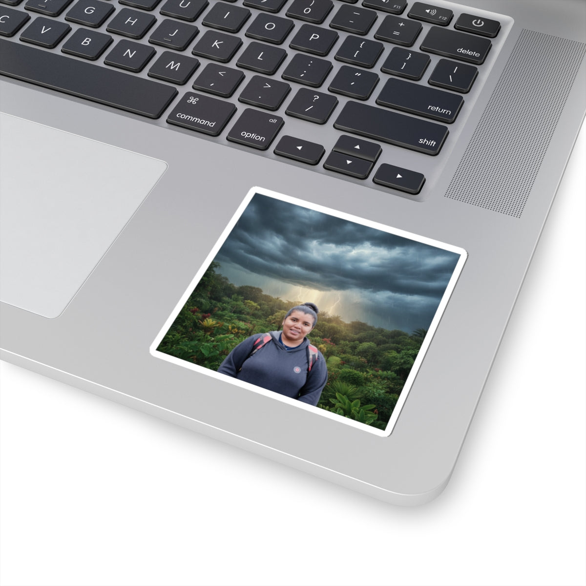 Dramatic Storm kiss-cut sticker — product view 15