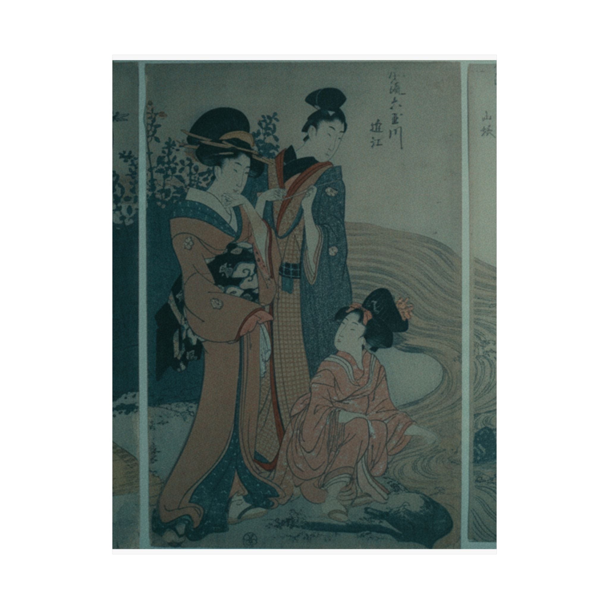 Cinematic — Women And Children On The Banks Of A Stream — Matte Poster
