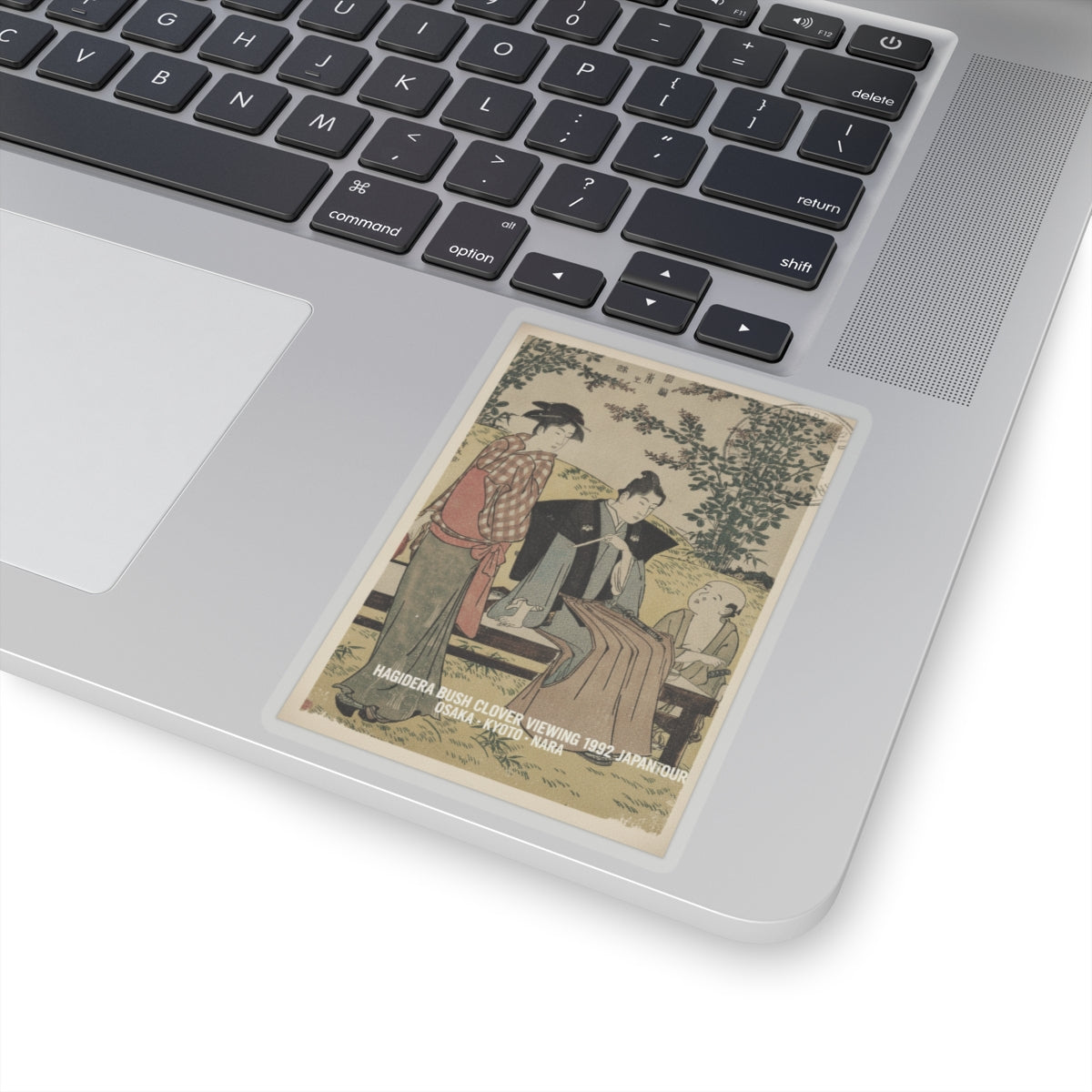 Vintage Bootleg — Viewing The Bush Clover At Hagidera — Kiss-Cut Sticker
