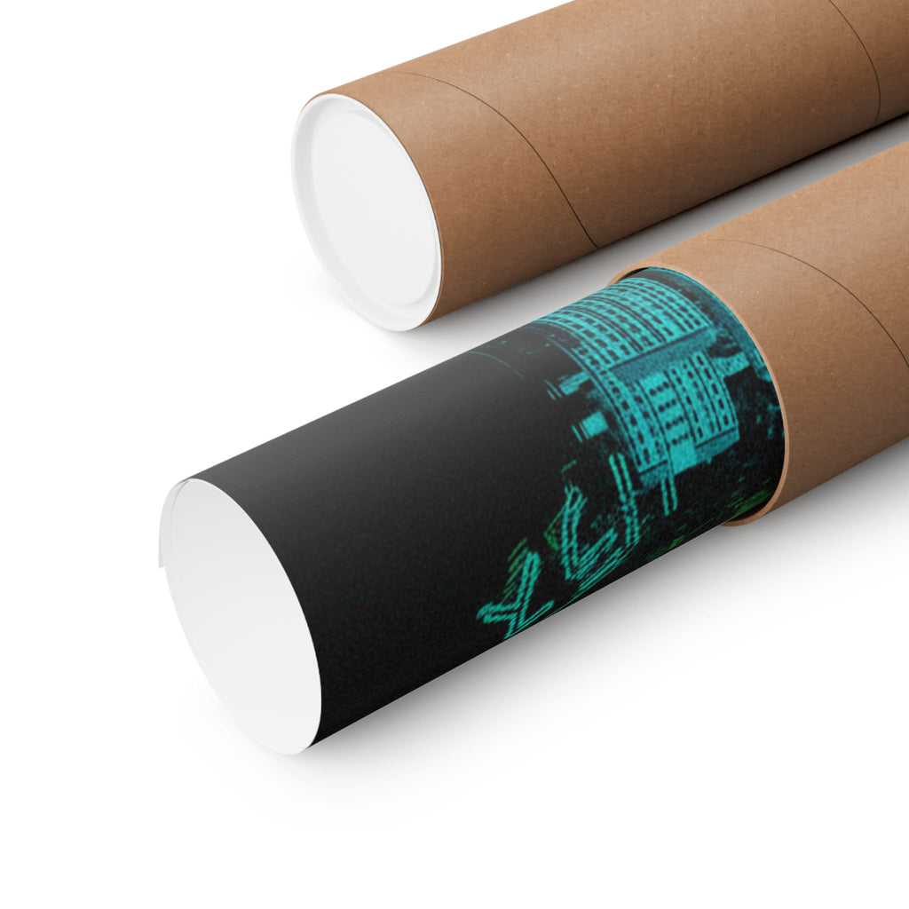 Glitch Culture — Cityscape — Matte Poster