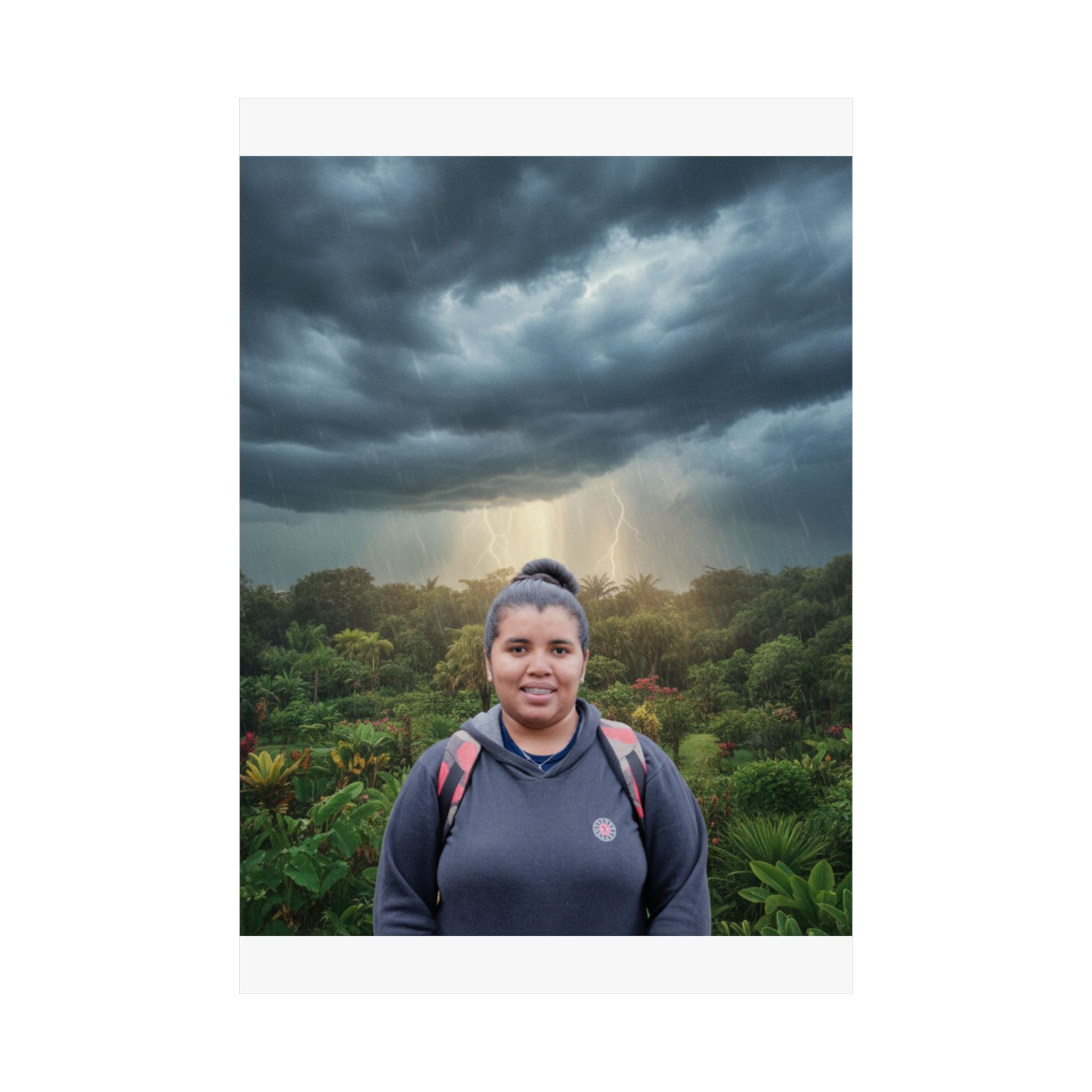 Dramatic Storm — Person — Matte Poster — Poster 2