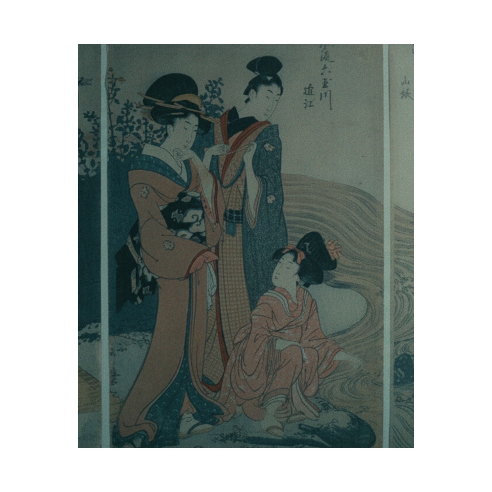 Cinematic — Women And Children On The Banks Of A Stream — Matte Poster