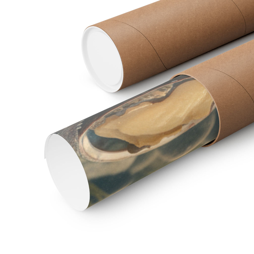 Scenic Nature — Shells Under Water — Matte Poster