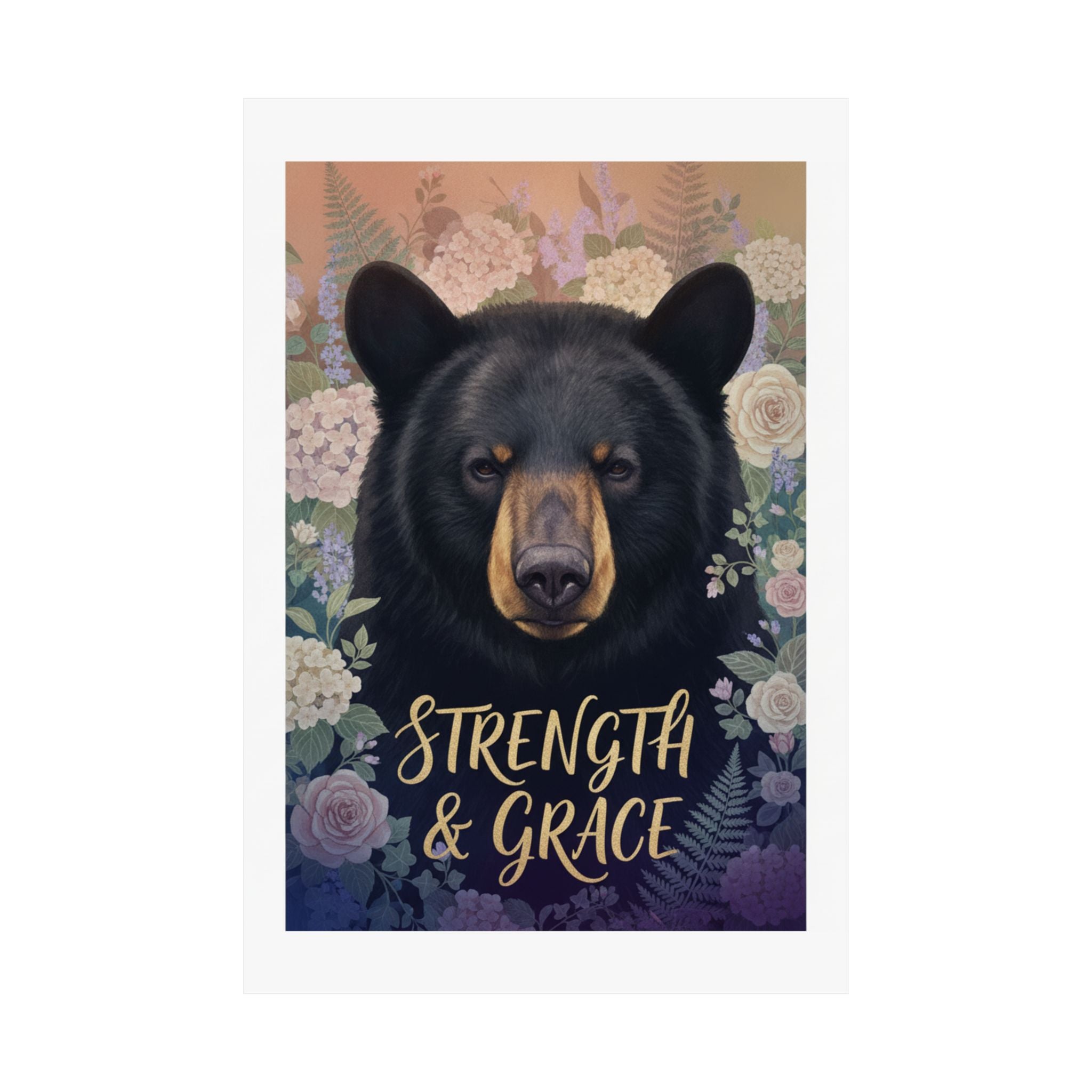 Affirmation — Bear — Matte Poster