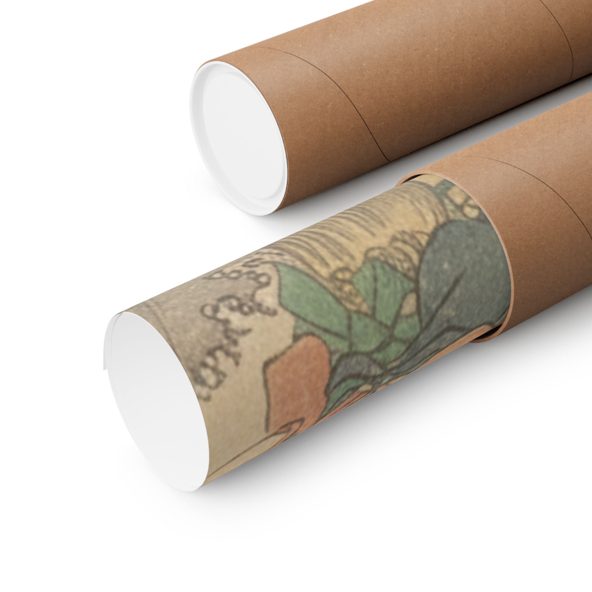 Scenic Nature — Three Water Carriers At The Shore — Matte Poster